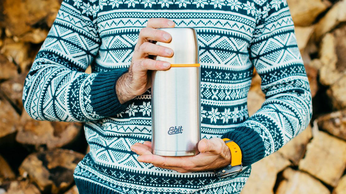 Esbit Vacuum Flask - Termos próżniowy stalowy - pojemność: 1000 ml - kolor: stalowy